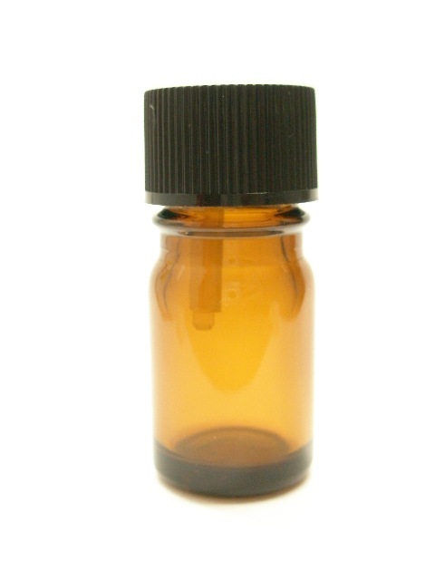 遮光ビン 5ml アンバー ドロッパーキャップ付き 5本セット 遮光瓶 ガラス瓶