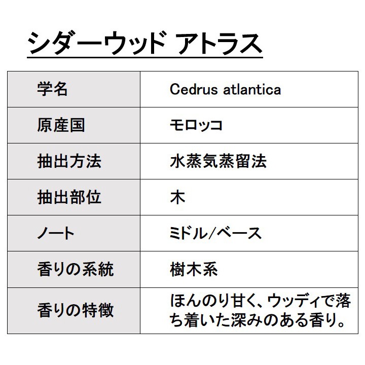 オーガニック シダーウッドアトラス エッセンシャルオイル 100ml アロマオイル 精油 AEAJ認定 天然 有機 Organic 業務用