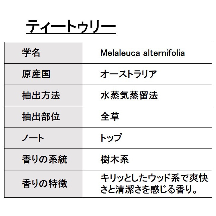 オーガニック ティートゥリー エッセンシャルオイル 5ml アロマオイル 精油 ティーツリー ティートリー AEAJ認定 天然 有機 Organic