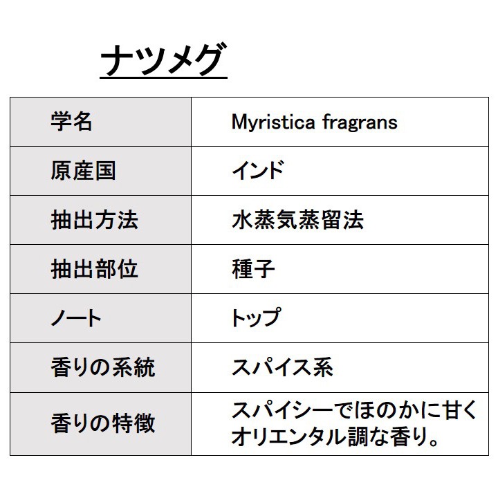 【訳あり50％OFF 在庫調整SALE】オーガニック ナツメグ エッセンシャルオイル 50ml アロマオイル 精油 AEAJ認定 天然 有機 Organic 業務用 【品質保持期限2026年5月31日】