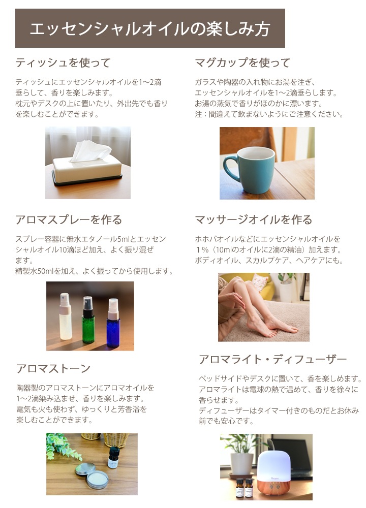 アロマオイル セット 柑橘系シトラス 10mlx5本 (C) 【送料無料】(エッセンシャルオイル 精油)  【グレープフルーツホワイト スイートオレンジ マンダリン ライム レモン】【AEAJ表示基準適合認定精油】