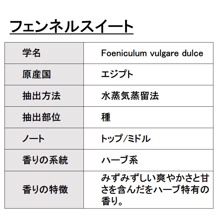 オーガニック フェンネルスイート  エッセンシャルオイル 100ml アロマオイル 精油 AEAJ認定 天然 有機 Organic 業務用