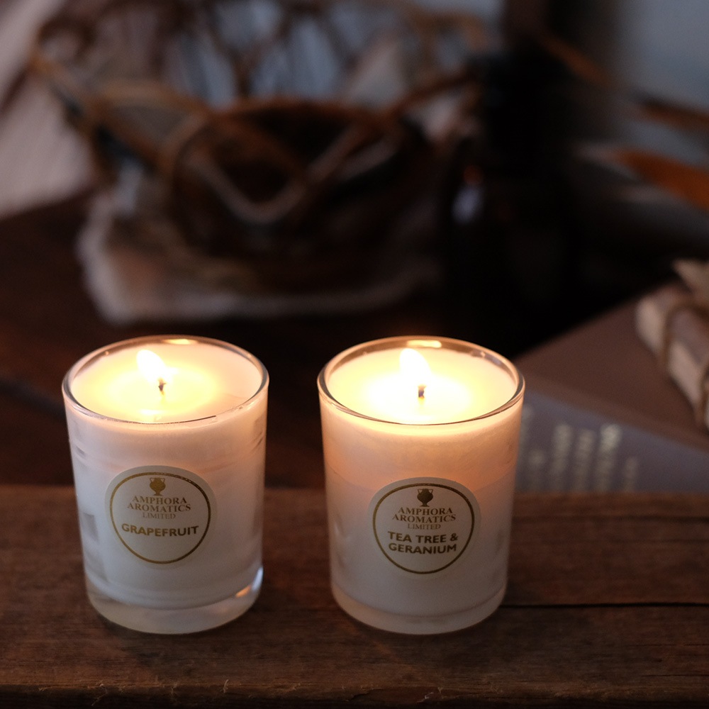 グレープフルーツ アロマキャンドル ミニポット