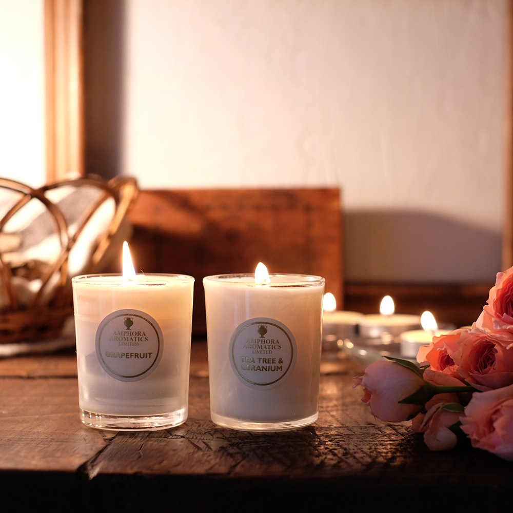 グレープフルーツ アロマキャンドル ミニポット
