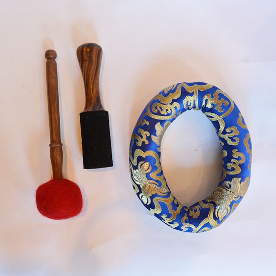 シンギングボウル【大】（ハンドメイド）4点セット（D) | サウンド