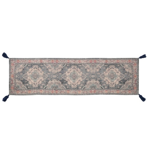 デジタルプリント テーブルランナー(ブルー)