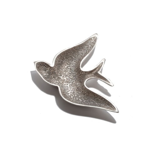 ブラスバードプレート（シルバー）　　