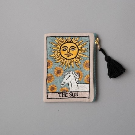 タロット刺繍ポーチ(the SUN)