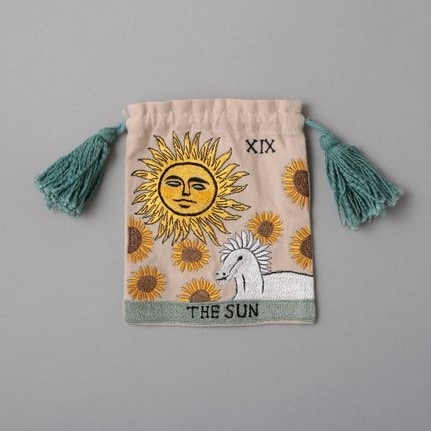 タロット刺繍巾着(the SUN)