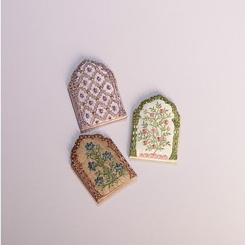 インドドア刺繍ミラー