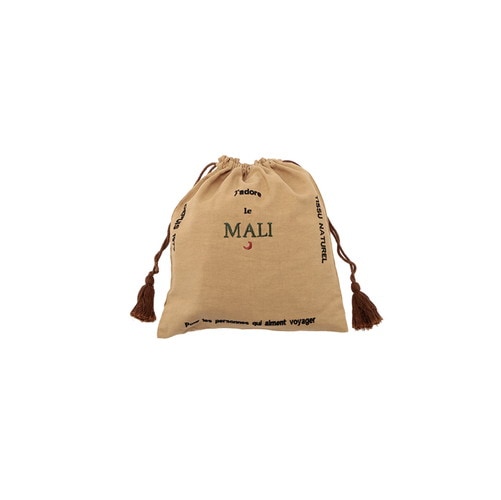 ヴォヤージュシリーズ刺繍巾着(マリ)