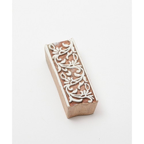 木製　スタンプ　ハンコ　ブロックプリント ウッドブロック プリント はんこ リーフパターン | GOODS,ハンコ