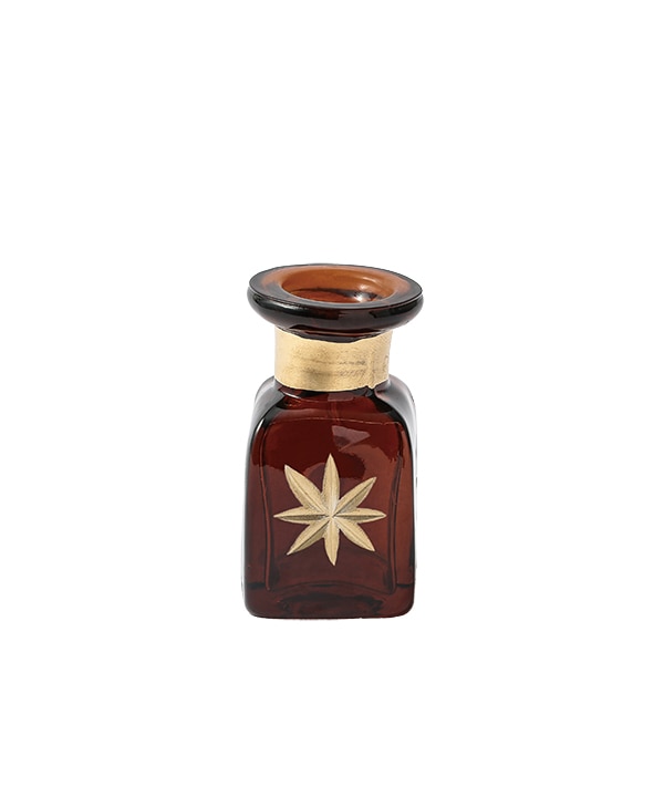 カットガラスミニベース （スクエア）3カラー 6.5cm