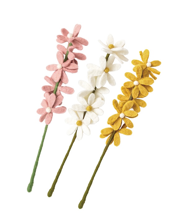 フェルトフラワー（ヒヤシンス） 