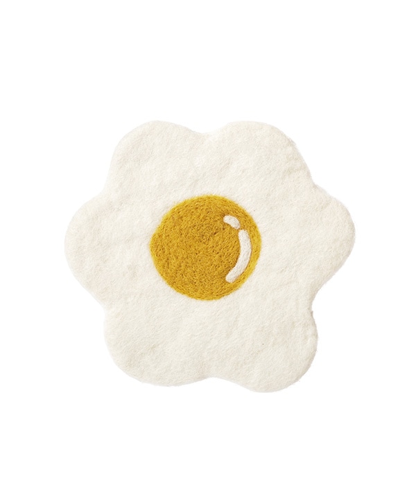 フェルト目玉焼き鍋敷き