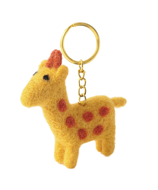 フェルトキーホルダー キリン