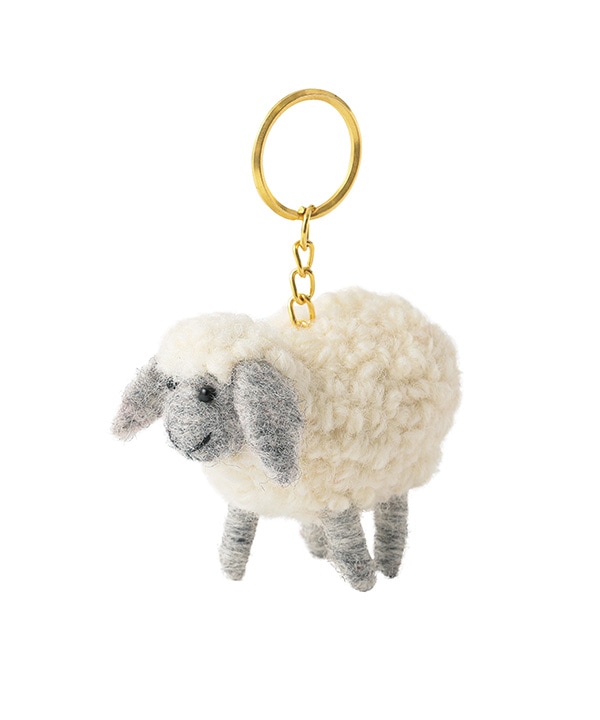 フェルトキーホルダー ヒツジ