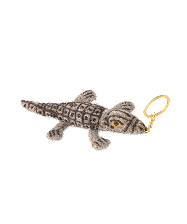 フェルトキーホルダー クロコダイル