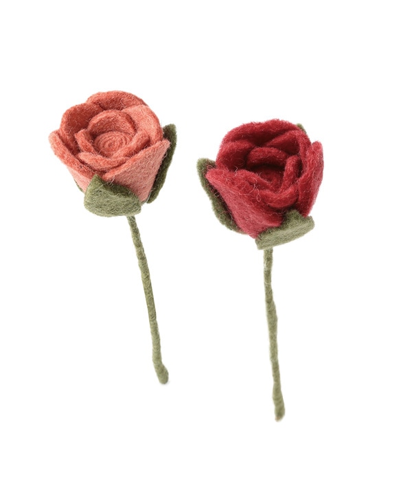 フェルトフラワー（ローズ） 