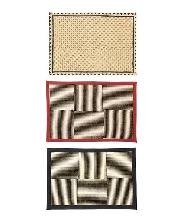 ブロックプリント ランチョンマット