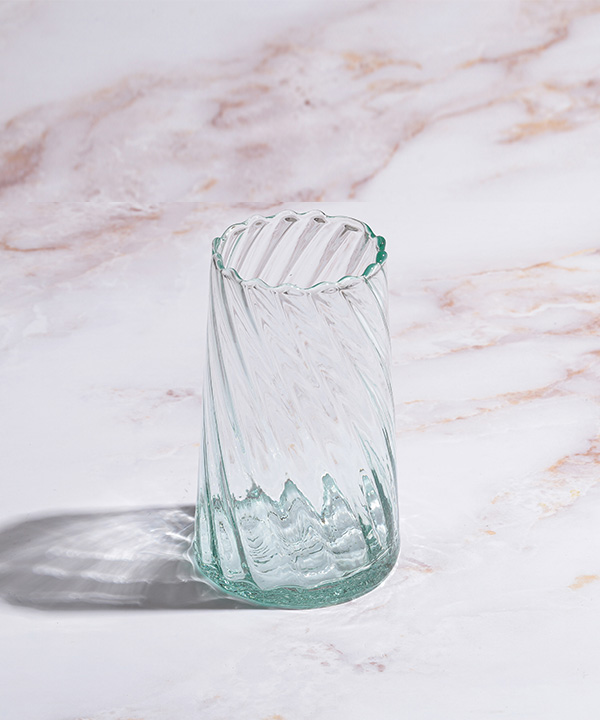 モロッコグラス ウェーブL