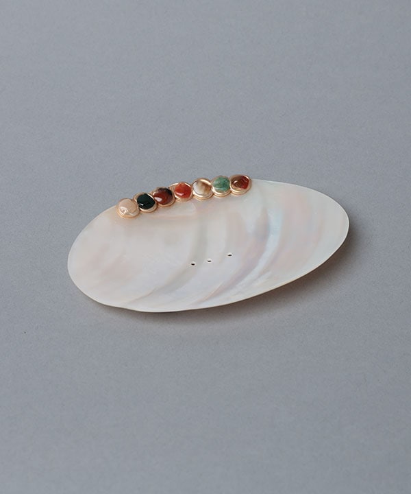 シェル＆アゲートソープディッシュ