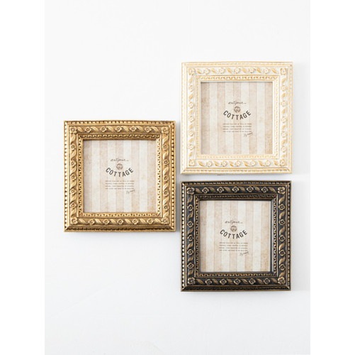 スクエアフォトフレーム(ﾎﾜｲﾄ)