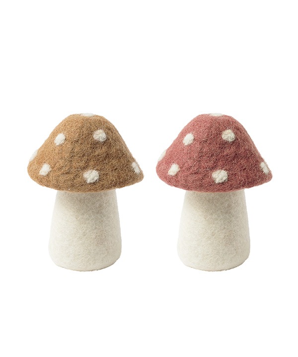 フェルトキノコ オブジェ