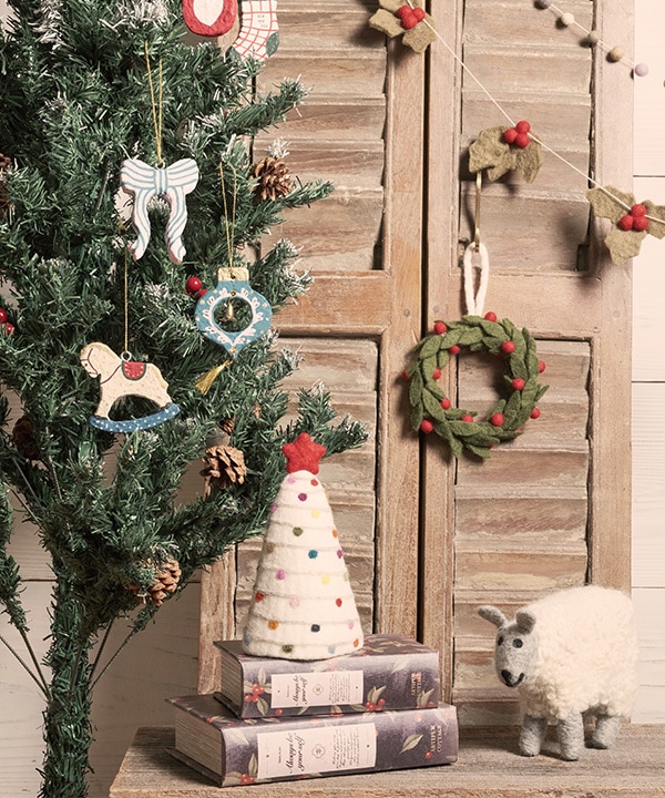 フェルトキノコ オブジェ