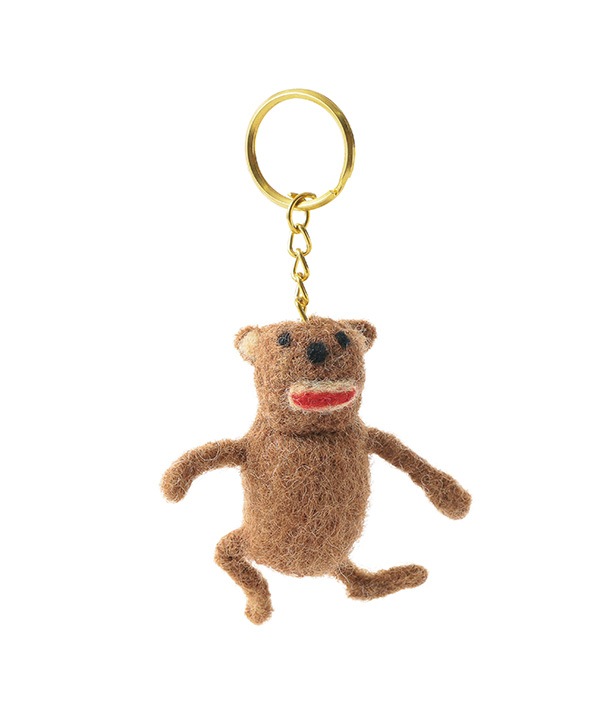 フェルトキーホルダー サル