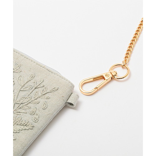 花刺繍ショルダーバッグ