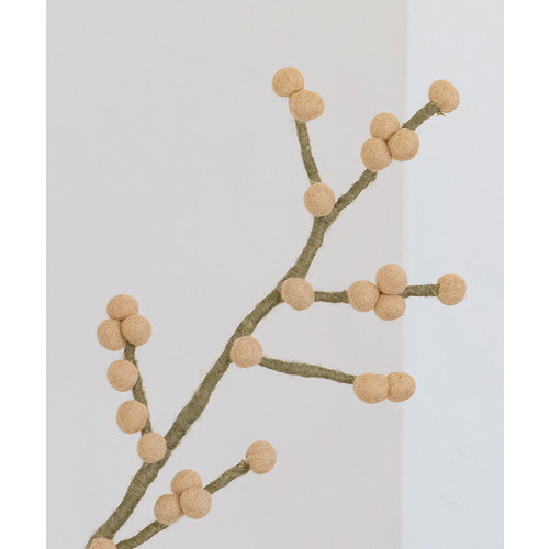 フェルトフラワー（枝＆つぼみ）