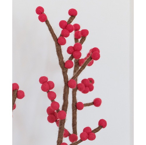 フェルトフラワー（枝＆つぼみ）