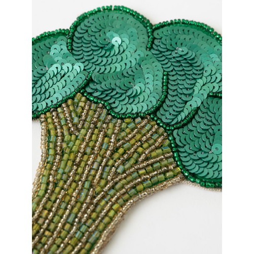 ビーズコースター(ﾌﾞﾛｯｺﾘｰ)