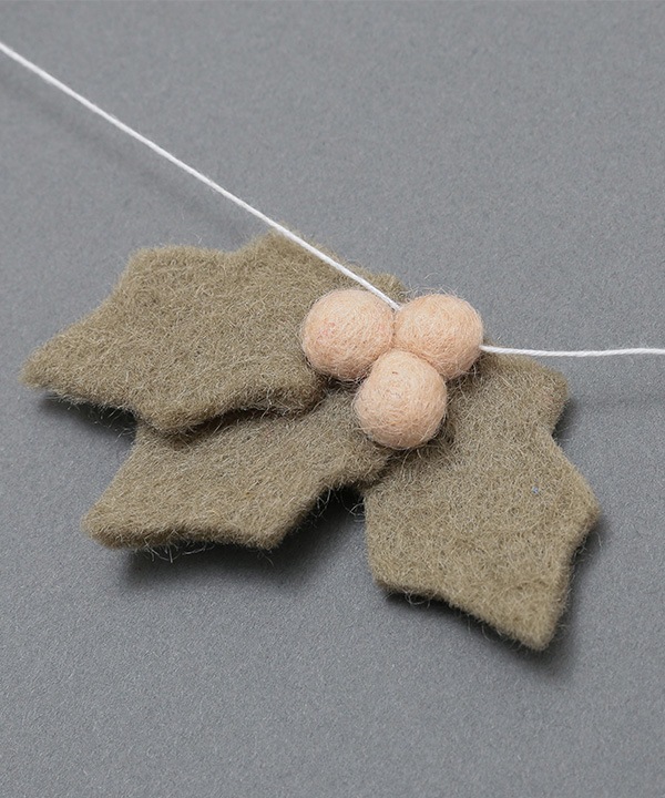 フェルトリーフ ガーランド