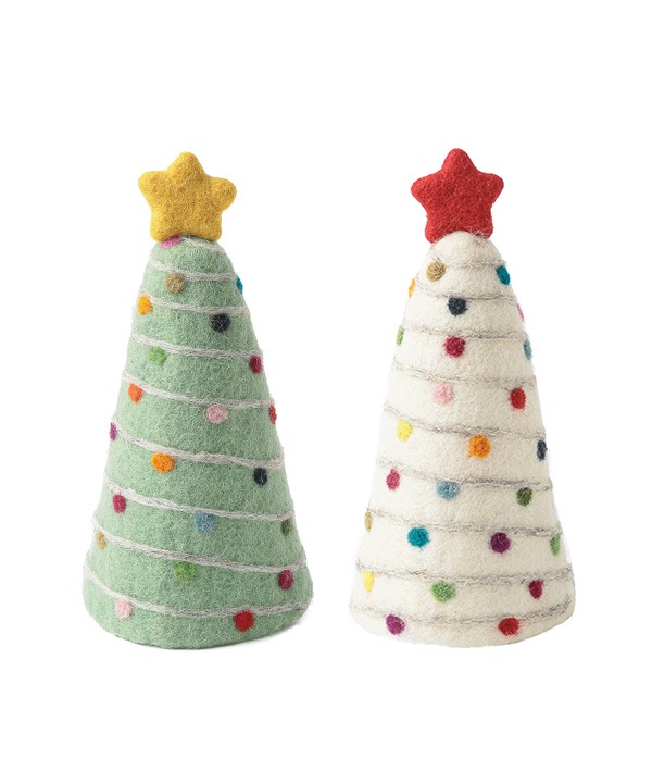 フェルトオブジェ クリスマスツリー