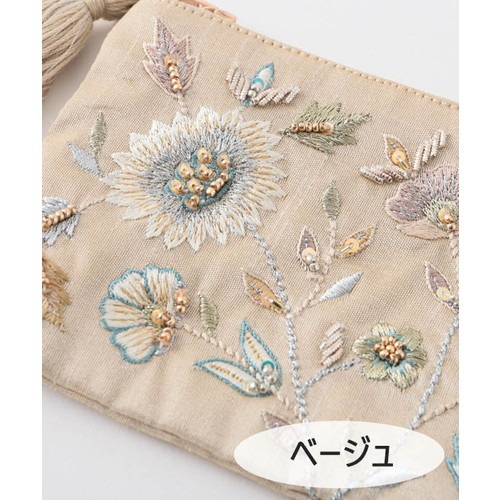 ビーズ刺繍ポーチS | FASHION GOODS,ポーチ | THOUGHT OF TOKYO