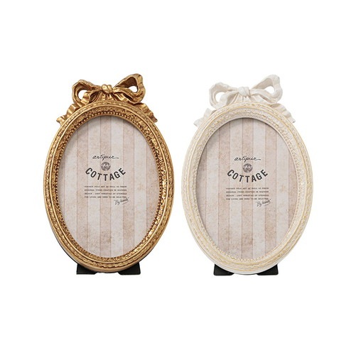 オーバルリボンフォトフレーム