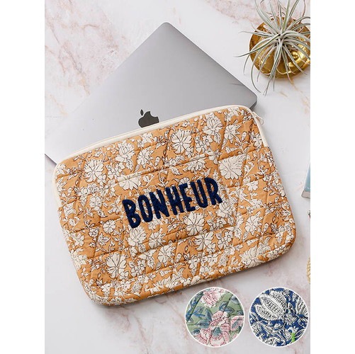 ブークレ刺繍PCケース