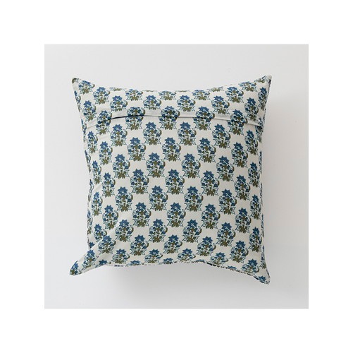 ブークレ刺繍プリントクッションカバー