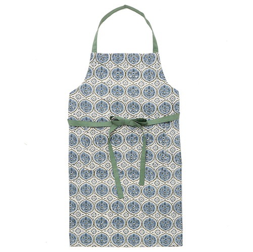 ブロックプリントエプロン