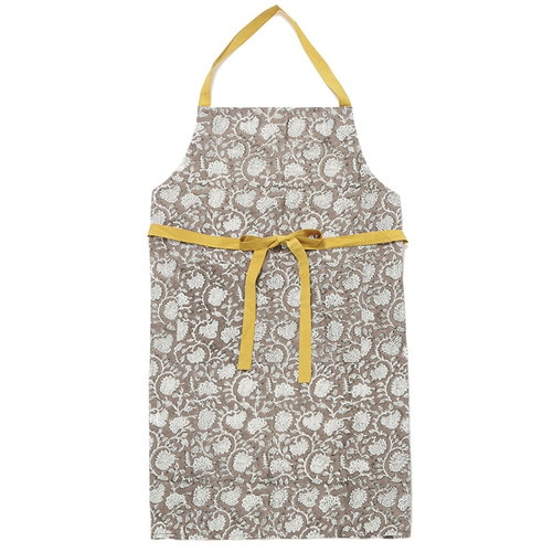 ブロックプリントエプロン