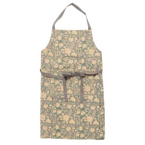 ブロックプリントエプロン