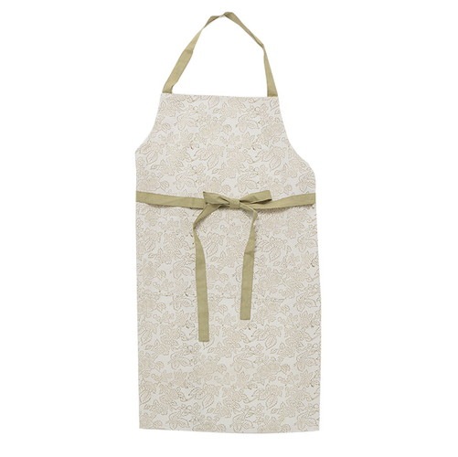 ブロックプリントエプロン