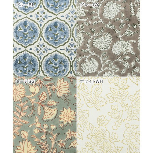 ブロックプリントエプロン