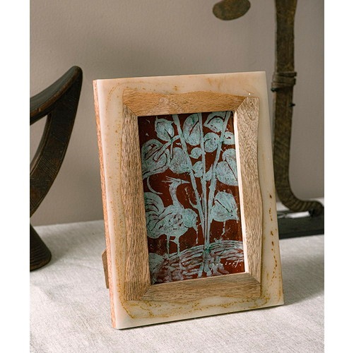 ウッド＆レジンフォトフレームL ブラウン | ALL | THOUGHT OF