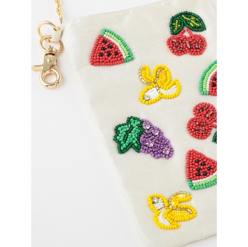 ビーズ刺繍フォンポシェット