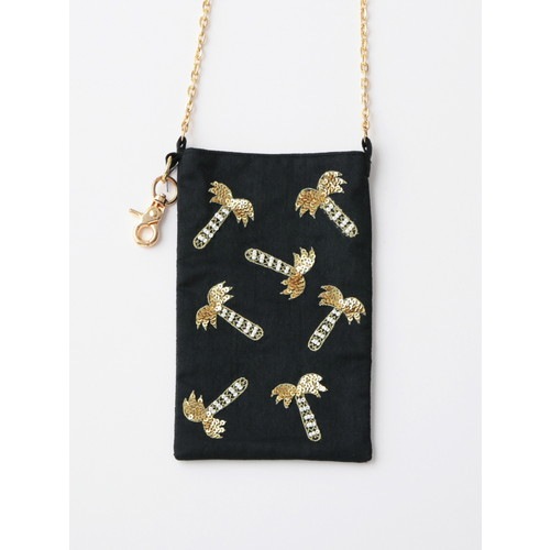 ビーズ刺繍フォンポシェット