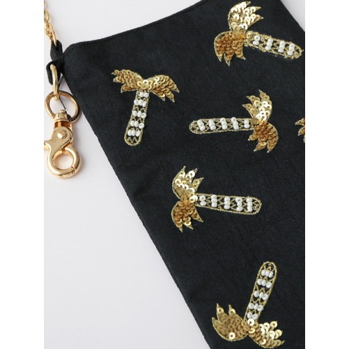 ビーズ刺繍フォンポシェット