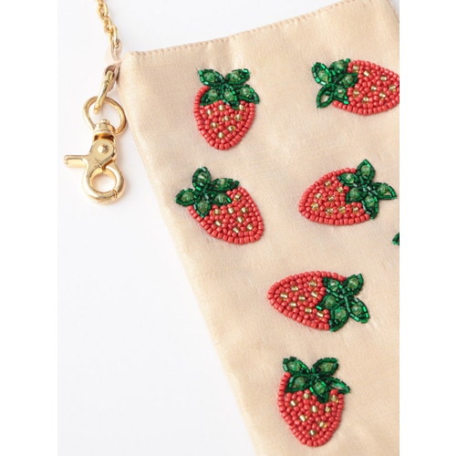 ビーズ刺繍フォンポシェット